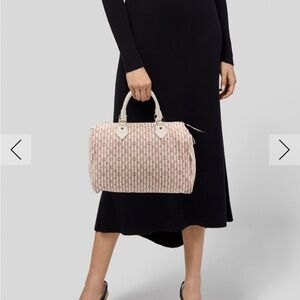 Louis Vuitton Speedy Handbag Mini Lin Croisette 30